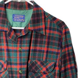 Vintage Pendleton Flannel Shirt (Board Shirt) Men’s Medium